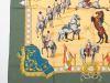 エルメス カレ90 Real Escuela Andaluza del Arte 王立アンダルシア馬術学校 スカーフ シルク カーキ スレ 糸ツレ 毛羽立ち